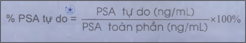 công thức tính % PSA tự do